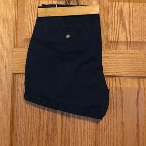 Gap Girlfriend 4 inch shorts - size 14 Blue
